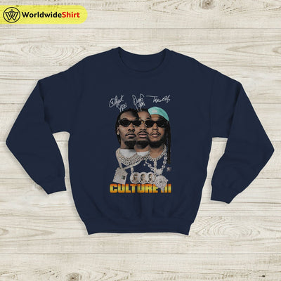 Migos Sweatshirt Migos Signature Culture III 2021 Sweater Migos Shirt - WorldWideShirt