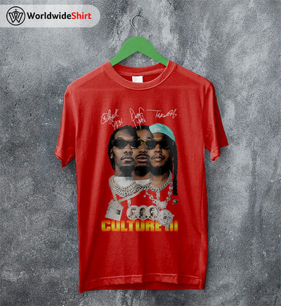 Migos T Shirt Migos Signature Culture III 2021 T Shirt Migos Shirt - WorldWideShirt