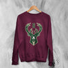 Milwaukee Bucks Sweatshirt Iconic Basket Team Logo Bucks In Six Sweater Basketball Merch - WorldWideShirt