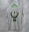 Milwaukee Bucks T-Shirt Iconic Basket Team Logo Bucks In Six Shirt Basketball Merch - WorldWideShirt