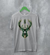 Milwaukee Bucks T-Shirt Iconic Basket Team Logo Bucks In Six Shirt Basketball Merch - WorldWideShirt