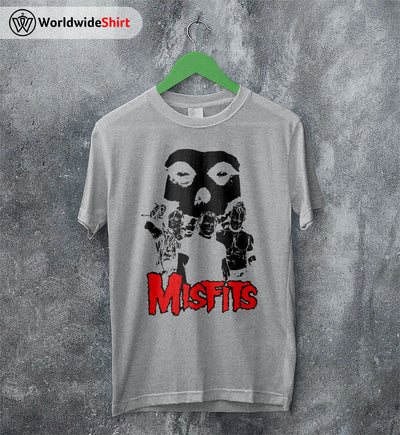 Misfits 1980 Tour T shirt Misfits Shirt Music Shirt Classic Rock Shirt - WorldWideShirt