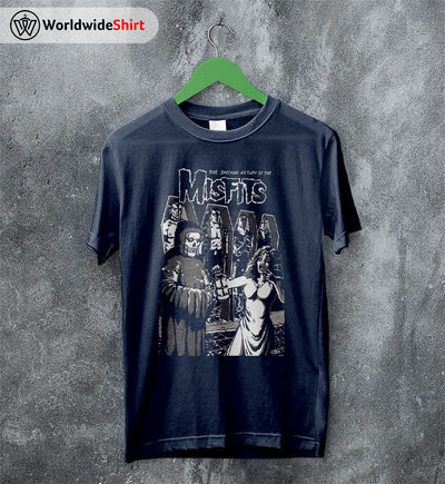 Misfits 80s Tour Poster T-shirt Misfits Shirt Classic Rock Shirt Music Shirt - WorldWideShirt