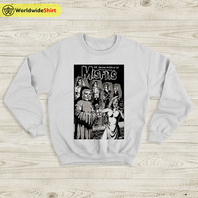 Misfits 80s Tour Sweatshirt Misfits Shirt Classic Rock Shirt Music Shirt - WorldWideShirt