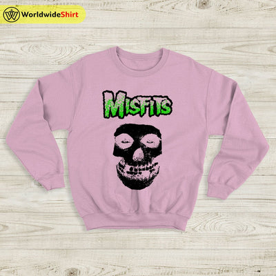 Misfits Band Logo Sweatshirt Misfits Shirt Classic Rock Shirt Music Shirt - WorldWideShirt