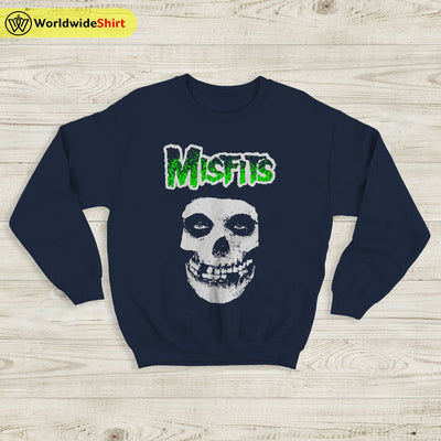 Misfits Band Logo Sweatshirt Misfits Shirt Classic Rock Shirt Music Shirt - WorldWideShirt