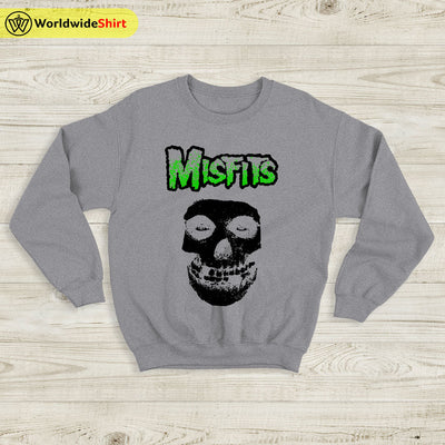 Misfits Band Logo Sweatshirt Misfits Shirt Classic Rock Shirt Music Shirt - WorldWideShirt