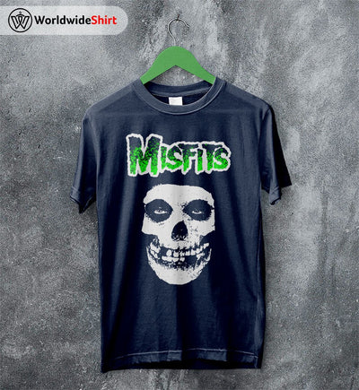 Misfits Band Logo T-shirt Misfits Shirt Classic Rock Shirt Music Shirt - WorldWideShirt