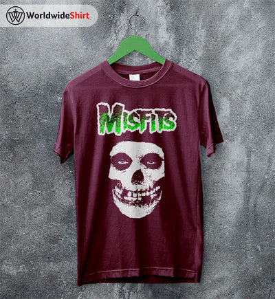 Misfits Band Logo T-shirt Misfits Shirt Classic Rock Shirt Music Shirt - WorldWideShirt