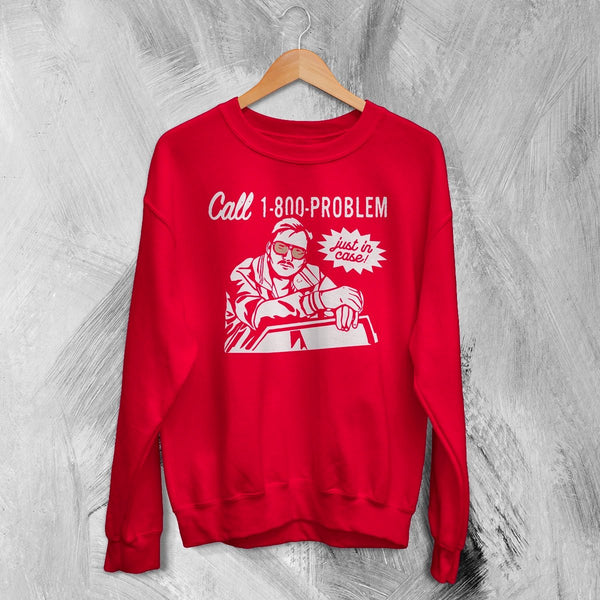 Morgan Wallen Sweatshirt Morgan Wallen Just in Case Shirt American Concert Crewneck - Red - WorldWideShirt