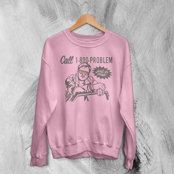 Morgan Wallen Sweatshirt Morgan Wallen Just in Case Shirt American Concert Crewneck - Light Pink - WorldWideShirt