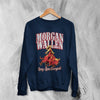 Morgan Wallen Sweatshirt Morgan Wallen Long Live Cowgirls Shirt Western Concert Crewneck - Navy Blue - WorldWideShirt