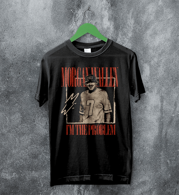 Morgan Wallen T-Shirt Morgan Wallen I'm the Problem Shirt USA Album Music Tee - Black - WorldWideShirt