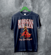 Morgan Wallen T-Shirt Morgan Wallen Long Live Cowgirls Shirt Western Concert Tee - Navy Blue - WorldWideShirt