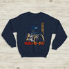 Motel Hell Sweatshirt Horror Movie Shirt Vintage Motel Hell Slasher Merch - Navy Blue - WorldWideShirt