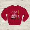 Motel Hell Sweatshirt Horror Movie Shirt Vintage Motel Hell Slasher Merch - Red - WorldWideShirt