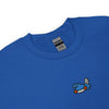 Mudkip Embroidered Pokémon Sweatshirt – Minimalist Gen 1 Style - Royal Blue - WorldWideShirt