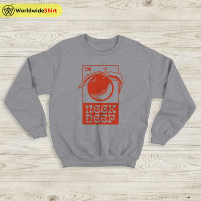 Neck Deep Orange Logo Sweatshirt Neck Deep Shirt Pop Punk Shirt - WorldWideShirt