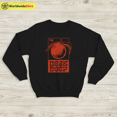 Neck Deep Orange Logo Sweatshirt Neck Deep Shirt Pop Punk Shirt - WorldWideShirt