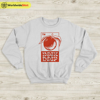 Neck Deep Orange Logo Sweatshirt Neck Deep Shirt Pop Punk Shirt - WorldWideShirt