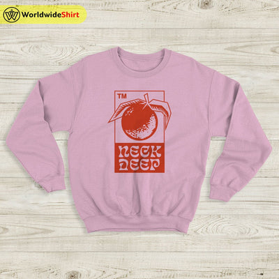 Neck Deep Orange Logo Sweatshirt Neck Deep Shirt Pop Punk Shirt - WorldWideShirt