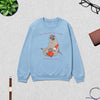 Neil The Seal Sweatshirt Neil Loves Chaos Way Shirt Neil The Seal Viral Animal Crewneck - Blue - WorldWideShirt
