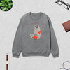 Neil The Seal Sweatshirt Neil Loves Chaos Way Shirt Neil The Seal Viral Animal Crewneck - Sport Grey - WorldWideShirt
