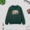 Neil The Seal Sweatshirt Neiled IT Shirt Neil The Seal Viral Animal Lover Crewneck - Forest - WorldWideShirt