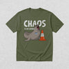 Neil The Seal T-Shirt Chaos is My Hobby Shirt Neil The Seal Viral Animal Tee - Millitary - WorldWideShirt