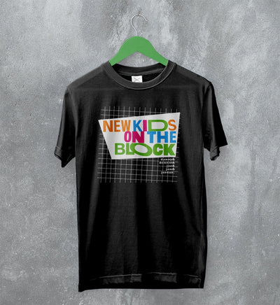 New Kids On The Block T-Shirt 80s NKOTB Boy Band Shirt Graphic Merch - WorldWideShirt