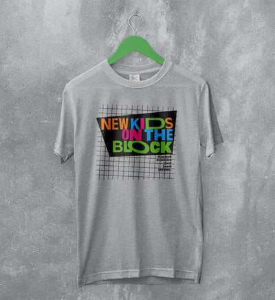 New Kids On The Block T-Shirt 80s NKOTB Boy Band Shirt Graphic Merch - WorldWideShirt