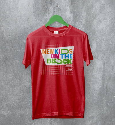 New Kids On The Block T-Shirt 80s NKOTB Boy Band Shirt Graphic Merch - WorldWideShirt