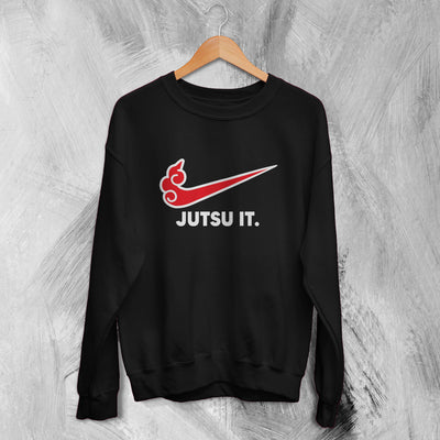 Ninja Sweatshirt Jutsu It Sweater Anime Lover Shinobi Fans - WorldWideShirt