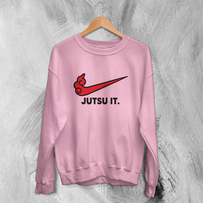 Ninja Sweatshirt Jutsu It Sweater Anime Lover Shinobi Fans - WorldWideShirt