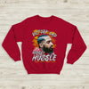 Nipsey Hussel Bootleg Sweatshirt Victory Lap Rap Shirt Born Life 1985-2019 - Red - WorldWideShirt