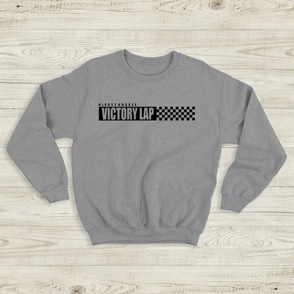 Nipsey Hussel Victory Lap Sweatshirt Album Hip Hop Merch Nipsey Hussel Shirt - Sport Grey - WorldWideShirt
