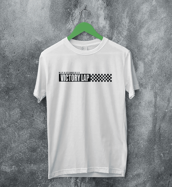 Nipsey Hussel Victory Lap T-Shirt Album Hip Hop Merch Nipsey Hussel Shirt - White - WorldWideShirt