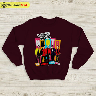 NKOTB Mixtape Tour 19 Sweatshirt New Kids On The Block Shirt NKOTB - WorldWideShirt