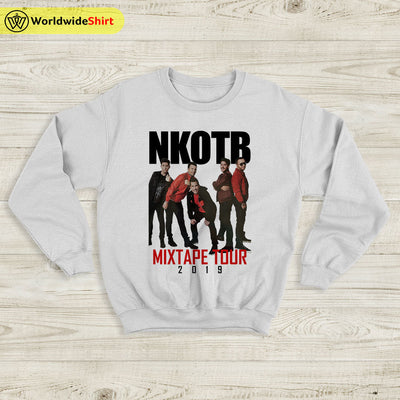 NKOTB Mixtape Tour 19 Sweatshirt New Kids On The Block Shirt NKOTB - WorldWideShirt