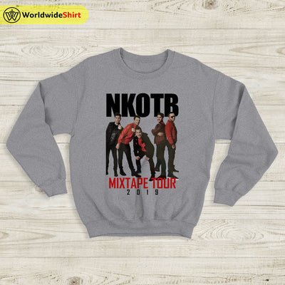 NKOTB Mixtape Tour 19 Sweatshirt New Kids On The Block Shirt NKOTB - WorldWideShirt