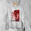 Nosferatu Vampire Sweatshirt Horror Nosferatu Shirt Nightmare Movie Crewneck - White - WorldWideShirt