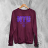 NYU Sweatshirt New York University Shirt Best New York Merch - Red Maroon - WorldWideShirt