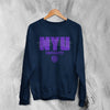 NYU Sweatshirt New York University Shirt Best New York Merch - Navy Blue - WorldWideShirt