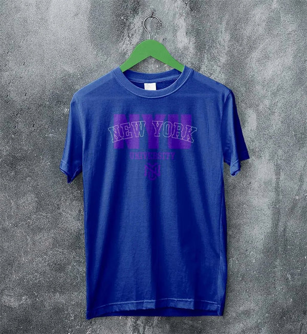 NYU T-shirt New York University Shirt Best New York Merch - Royal Blue - WorldWideShirt