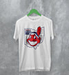 Old Cleveland Guardians Logo T-Shirt Cleveland Indians Map Shirt Believe Land Baseball Merch - WorldWideShirt