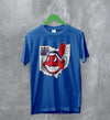 Old Cleveland Guardians Logo T-Shirt Cleveland Indians Map Shirt Believe Land Baseball Merch - WorldWideShirt