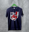 Old Cleveland Guardians Logo T-Shirt Cleveland Indians Map Shirt Believe Land Baseball Merch - WorldWideShirt