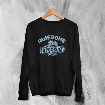 Opossum Sweatshirt Awesome Opossum Sweater Animal Possum Lover Gift - WorldWideShirt