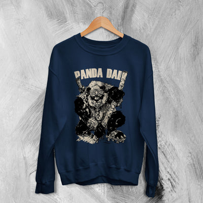 Panda Sweatshirt Panda Dad Sweater Fighter Father Panda Lover Gift - WorldWideShirt