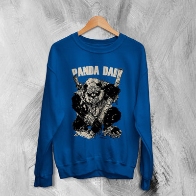 Panda Sweatshirt Panda Dad Sweater Fighter Father Panda Lover Gift - WorldWideShirt